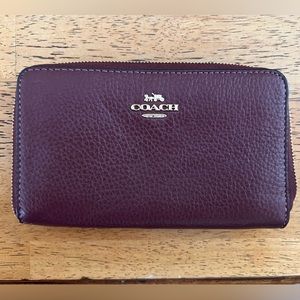 Coach Zip around wallet